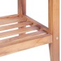 vidaXL Tavolino da Salotto 40x40x50 cm Quadrato Legno Massello di Teak
