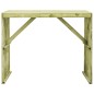 vidaXL Tavolo da Bar 130x60x110 cm in Legno di Pino Impregnato vidaXL Tavolo da Bar 130x60x110 cm in Legno di Pino Impregnato