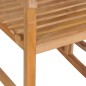 vidaXL Sedia a Dondolo in Legno Massello di Teak vidaXL Sedia a Dondolo in Legno Massello di Teak