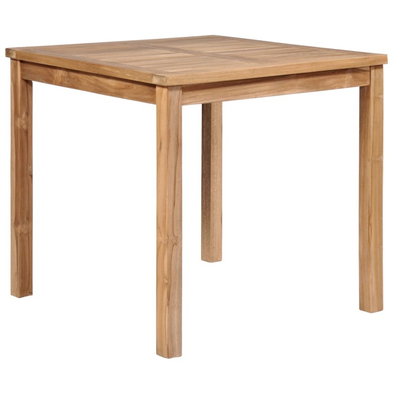 vidaXL Tavolo da Giardino 80x80x77 cm in Legno Massello di Teak vidaXL Tavolo da Giardino 80x80x77 cm in Legno Massello di Teak