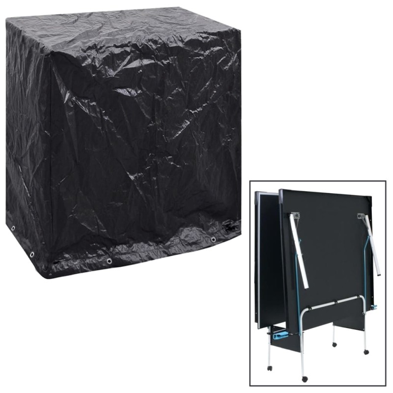 vidaXL Copertura per Tavolo da Ping Pong con 8 Occhielli 160x55x182 cm vidaXL Copertura per Tavolo da Ping Pong con 8 Occhielli 160x55x182 cm