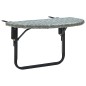 vidaXL Tavolo da Balcone Grigio 60x60x40 cm in Polyrattan vidaXL Tavolo da Balcone Grigio 60x60x40 cm in Polyrattan