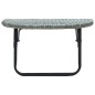 vidaXL Tavolo da Balcone Grigio 60x60x40 cm in Polyrattan vidaXL Tavolo da Balcone Grigio 60x60x40 cm in Polyrattan