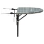 vidaXL Tavolo da Balcone Grigio 60x60x40 cm in Polyrattan vidaXL Tavolo da Balcone Grigio 60x60x40 cm in Polyrattan