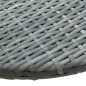 vidaXL Tavolo da Balcone Grigio 60x60x40 cm in Polyrattan vidaXL Tavolo da Balcone Grigio 60x60x40 cm in Polyrattan
