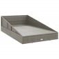 vidaXL Lettino da Giardino Grigio 110x200 cm in Polyrattan vidaXL Lettino da Giardino Grigio 110x200 cm in Polyrattan