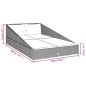 vidaXL Lettino da Giardino Grigio 110x200 cm in Polyrattan vidaXL Lettino da Giardino Grigio 110x200 cm in Polyrattan