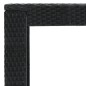 vidaXL Tavolo da Bar da Giardino Nero 100x60,5x110,5 cm Polyrattan vidaXL Tavolo da Bar da Giardino Nero 100x60,5x110,5 cm Polyrattan
