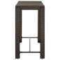vidaXL Tavolo Bar da Giardino Marrone 140,5x60,5x110,5 cm Polyrattan vidaXL Tavolo Bar da Giardino Marrone 140,5x60,5x110,5 cm Polyrattan
