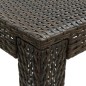 vidaXL Tavolo Bar da Giardino Marrone 140,5x60,5x110,5 cm Polyrattan vidaXL Tavolo Bar da Giardino Marrone 140,5x60,5x110,5 cm Polyrattan
