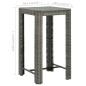 vidaXL Tavolo da Bar da Giardino Grigio 60,5x60,5x110,5 cm Polyrattan vidaXL Tavolo da Bar da Giardino Grigio 60,5x60,5x110,5 cm Polyrattan
