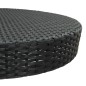 vidaXL Tavolo da Giardino Nero 75,5x106 cm in Polyrattan vidaXL Tavolo da Giardino Nero 75,5x106 cm in Polyrattan