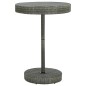 vidaXL Tavolo da Giardino Grigio 75,5x106 cm in Polyrattan