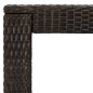 vidaXL Tavolo da Bar da Giardino Marrone 100x60,5x110,5 cm Polyrattan vidaXL Tavolo da Bar da Giardino Marrone 100x60,5x110,5 cm Polyrattan