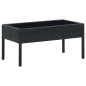vidaXL Tavolo da Giardino Nero 75x40x37 cm in Polyrattan vidaXL Tavolo da Giardino Nero 75x40x37 cm in Polyrattan