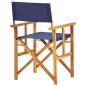 vidaXL Sedie da Regista 2 pz in Legno Massello di Acacia Blu vidaXL Sedie da Regista 2 pz in Legno Massello di Acacia Blu