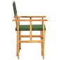 vidaXL Sedie da Regista 2 pz in Legno Massello di Acacia Verde vidaXL Sedie da Regista 2 pz in Legno Massello di Acacia Verde