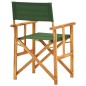 vidaXL Sedie da Regista 2 pz in Legno Massello di Acacia Verde vidaXL Sedie da Regista 2 pz in Legno Massello di Acacia Verde