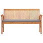 vidaXL Panca da Giardino a 3 Posti 150 cm Legno Massello di Acacia vidaXL Panca da Giardino a 3 Posti 150 cm Legno Massello di Acacia