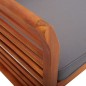 vidaXL Panca da Giardino a 3 Posti 150 cm Legno Massello di Acacia vidaXL Panca da Giardino a 3 Posti 150 cm Legno Massello di Acacia