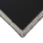 vidaXL Tavolino da Caffè Grigio 45x45x40 cm in Polyrattan e Vetro vidaXL Tavolino da Caffè Grigio 45x45x40 cm in Polyrattan e Vetro