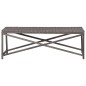 vidaXL Panchina da Giardino 120 cm in Polyrattan Grigio vidaXL Panchina da Giardino 120 cm in Polyrattan Grigio