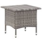 vidaXL Tavolino da Tè Grigio 50x50x47 cm in Polyrattan vidaXL Tavolino da Tè Grigio 50x50x47 cm in Polyrattan