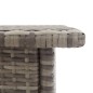 vidaXL Tavolino da Tè Grigio 50x50x47 cm in Polyrattan vidaXL Tavolino da Tè Grigio 50x50x47 cm in Polyrattan