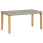 vidaXL Panchina da Giardino 120 cm Grigia Polyrattan e Legno Acacia vidaXL Panchina da Giardino 120 cm Grigia Polyrattan e Legno Acacia