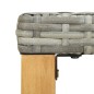 vidaXL Panchina da Giardino 120 cm Grigia Polyrattan e Legno Acacia vidaXL Panchina da Giardino 120 cm Grigia Polyrattan e Legno Acacia
