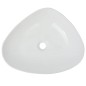 Lavandino Triangolare in Ceramica Bianca 50,5x41x12 cm Lavandino Triangolare in Ceramica Bianca 50,5x41x12 cm