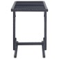 vidaXL Tavolo da Giardino Nero 110x53x72 cm in Vetro e Polyrattan vidaXL Tavolo da Giardino Nero 110x53x72 cm in Vetro e Polyrattan