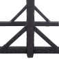 vidaXL Tavolo da Giardino Nero 110x53x72 cm in Vetro e Polyrattan vidaXL Tavolo da Giardino Nero 110x53x72 cm in Vetro e Polyrattan