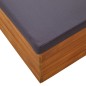 vidaXL Divano Centrale Modulare 1 pz con Cuscini Legno Massello Acacia