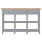 vidaXL Tavolo Consolle Grigio 120x30x76 cm in MDF vidaXL Tavolo Consolle Grigio 120x30x76 cm in MDF