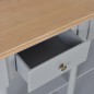 vidaXL Tavolo Consolle Grigio 120x30x76 cm in MDF vidaXL Tavolo Consolle Grigio 120x30x76 cm in MDF