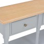 vidaXL Tavolo Consolle Grigio 120x30x76 cm in MDF vidaXL Tavolo Consolle Grigio 120x30x76 cm in MDF