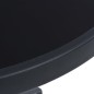 vidaXL Tavolo da Giardino Nero 60 cm in Acciaio e Vetro vidaXL Tavolo da Giardino Nero 60 cm in Acciaio e Vetro