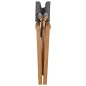vidaXL Sedia da Regista in Legno Massello di Teak Grigio vidaXL Sedia da Regista in Legno Massello di Teak Grigio