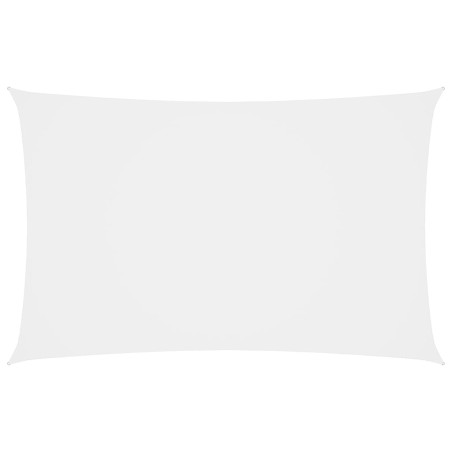 Parasole a Vela Oxford Rettangolare 4x7 m Bianco