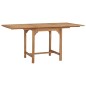 vidaXL Tavolo da Giardino Estensibile (110-160)x80x75 cm Massello Teak vidaXL Tavolo da Giardino Estensibile (110-160)x80x75 cm Massello Teak