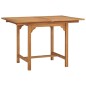 vidaXL Tavolo da Giardino Estensibile (110-160)x80x75 cm Massello Teak vidaXL Tavolo da Giardino Estensibile (110-160)x80x75 cm Massello Teak