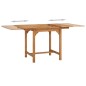 vidaXL Tavolo da Giardino Estensibile (110-160)x80x75 cm Massello Teak vidaXL Tavolo da Giardino Estensibile (110-160)x80x75 cm Massello Teak
