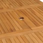 vidaXL Tavolo da Giardino Estensibile (110-160)x80x75 cm Massello Teak vidaXL Tavolo da Giardino Estensibile (110-160)x80x75 cm Massello Teak