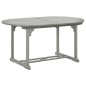 vidaXL Tavolo da Giardino Grigio 200x100x75 cm in Legno di Acacia vidaXL Tavolo da Giardino Grigio 200x100x75 cm in Legno di Acacia