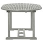 vidaXL Tavolo da Giardino Grigio 200x100x75 cm in Legno di Acacia vidaXL Tavolo da Giardino Grigio 200x100x75 cm in Legno di Acacia