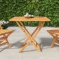 vidaXL Tavolo da Giardino Pieghevole 85x85x76cm Legno Massello di Teak vidaXL Tavolo da Giardino Pieghevole 85x85x76cm Legno Massello di Teak