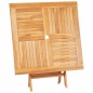 vidaXL Tavolo da Giardino Pieghevole 85x85x76cm Legno Massello di Teak vidaXL Tavolo da Giardino Pieghevole 85x85x76cm Legno Massello di Teak