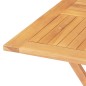 vidaXL Tavolo da Giardino Pieghevole 85x85x76cm Legno Massello di Teak vidaXL Tavolo da Giardino Pieghevole 85x85x76cm Legno Massello di Teak