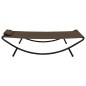 vidaXL Lettino da Giardino Marrone 200x90 cm in Acciaio vidaXL Lettino da Giardino Marrone 200x90 cm in Acciaio